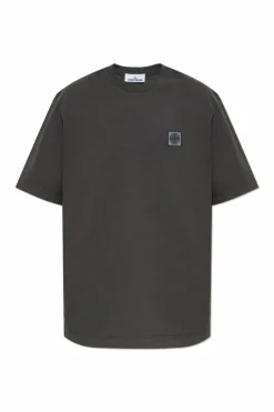 Stone Island GREY T-shirt with logo