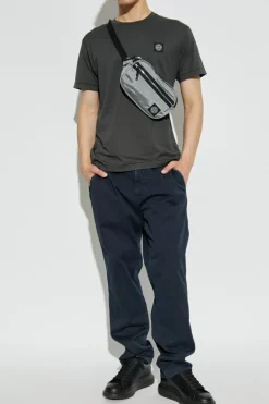 Stone Island GREY T-shirt with logo