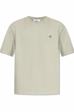 Stone Island GREY T-shirt with logo
