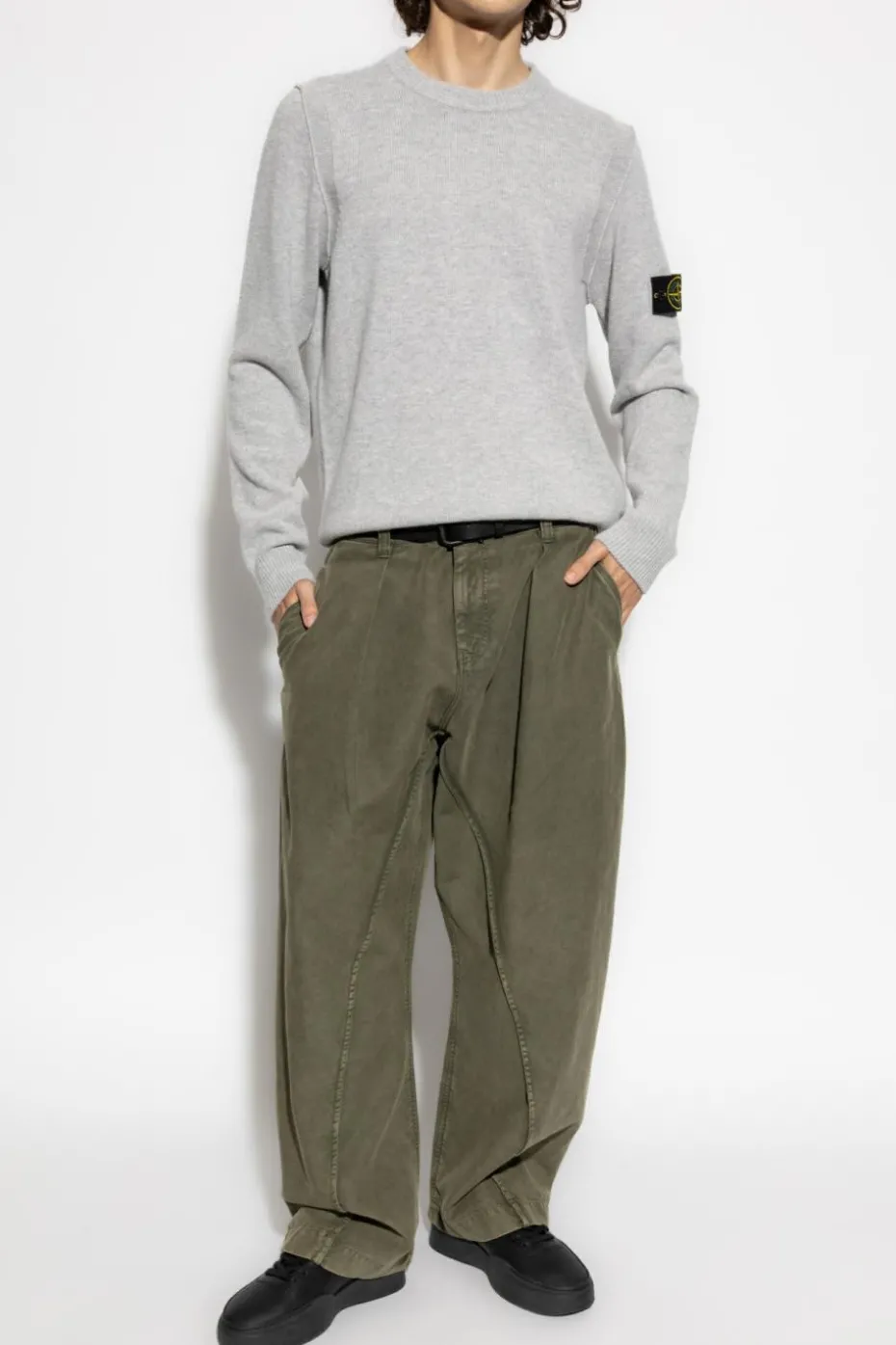 Stone Island GREY Wool sweater