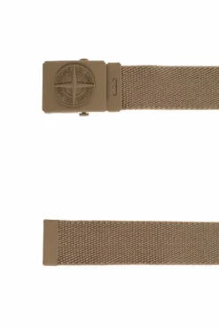 Stone Island Junior beige Belt with logo