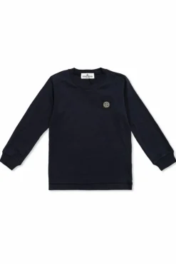 Stone Island Junior BLACK T-shirt with logo