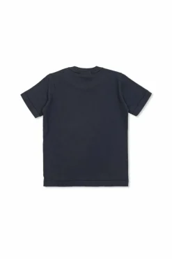 Stone Island Junior BLACK T-shirt with logo