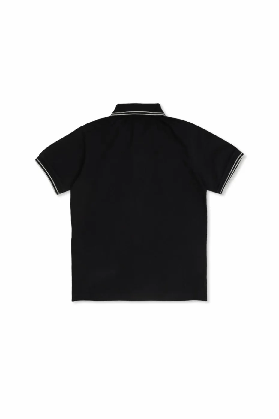 Stone Island Junior BLACK Polo with logo