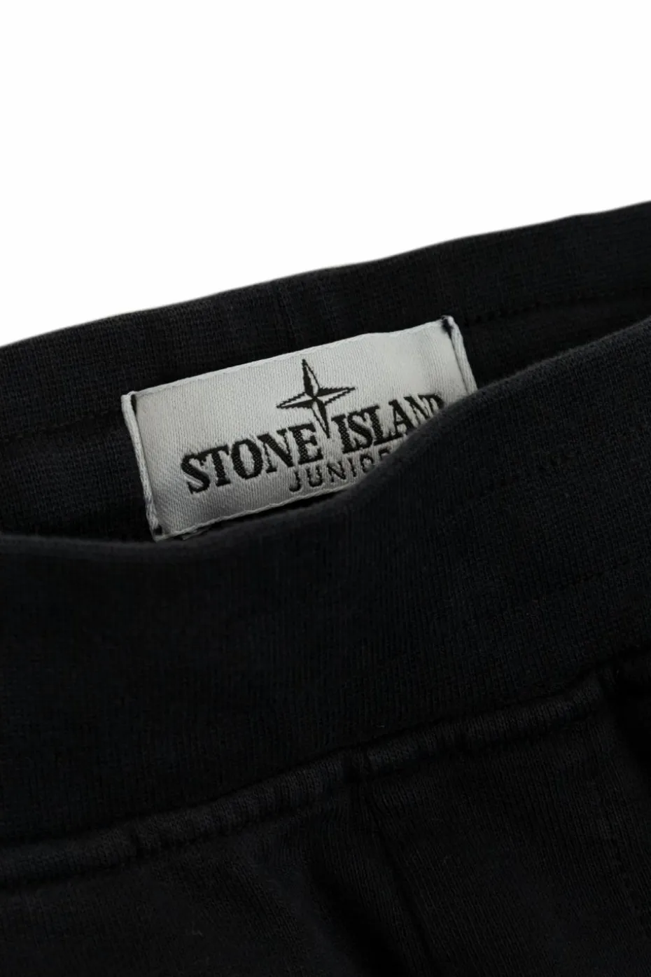 Stone Island Junior BLACK Pants with logo