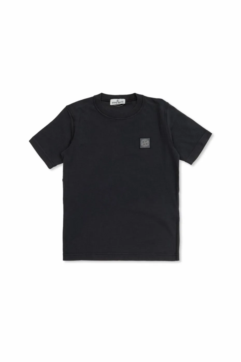 Stone Island Junior BLACK T-shirt with logo