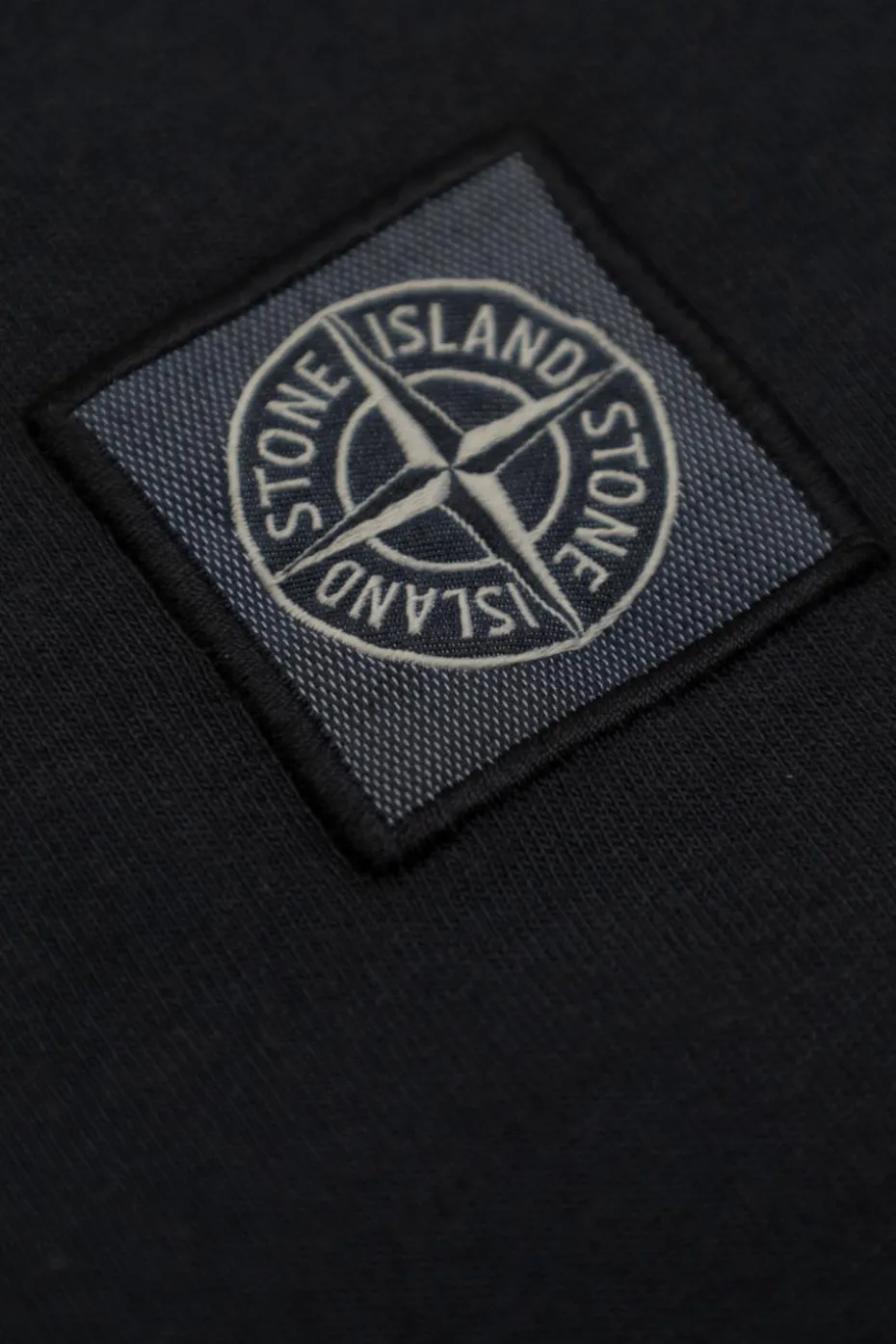 Stone Island Junior BLACK T-shirt with logo