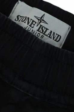 Stone Island Junior BLACK Logo shorts
