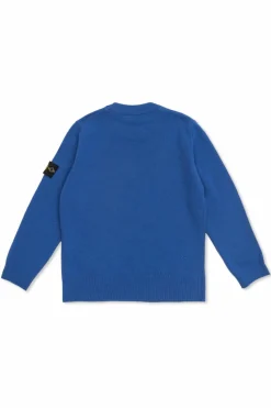 Stone Island Junior BLUE Sweater with logo