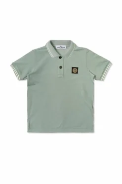 Stone Island Junior BLUE T-shirt with logo