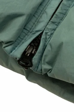 Stone Island Junior GREEN Down jacket with logo