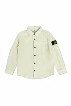 Stone Island Junior GREEN Shirt with pocket