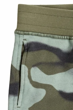 Stone Island Junior GREEN Patterned shorts