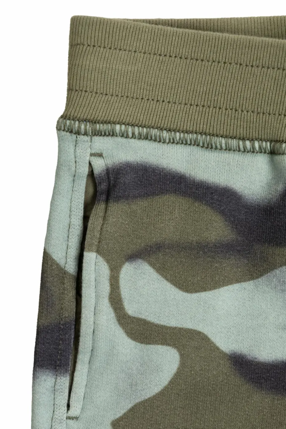 Stone Island Junior GREEN Patterned shorts
