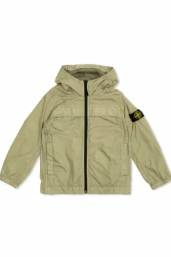 Stone Island Junior GREEN Jacket with logo