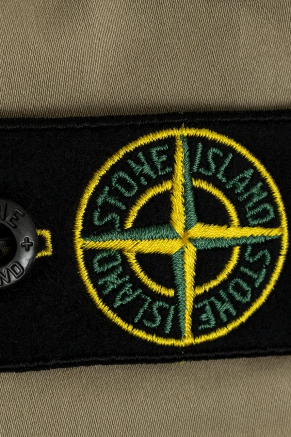 Stone Island Junior GREEN Cargo style shorts