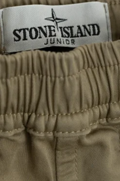 Stone Island Junior GREEN Cargo style shorts