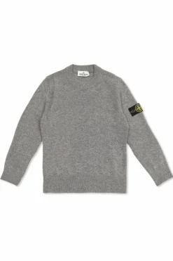Stone Island Junior GREY Sweater with logo
