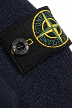 Stone Island Junior NAVY BLUE Sweater with logo