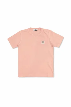 Stone Island Junior PINK T-shirt with logo