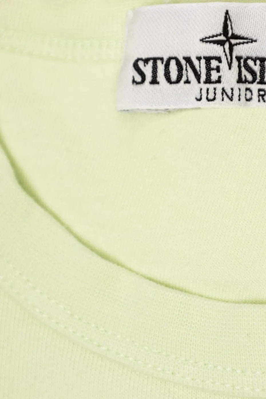 Stone Island Junior YELLOW Sweatshirt with logo patch