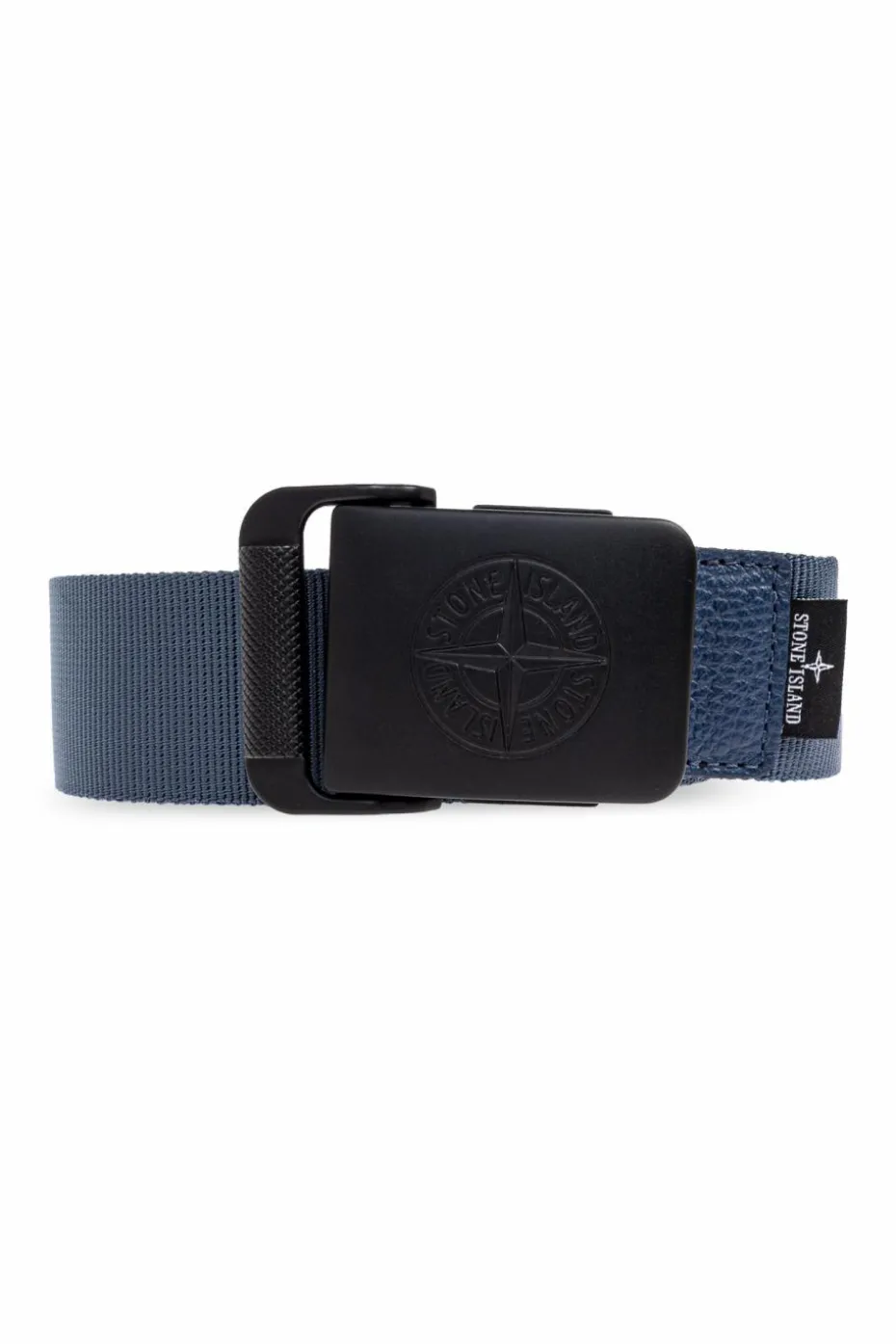 Stone Island NAVY BLUE Belt with logo