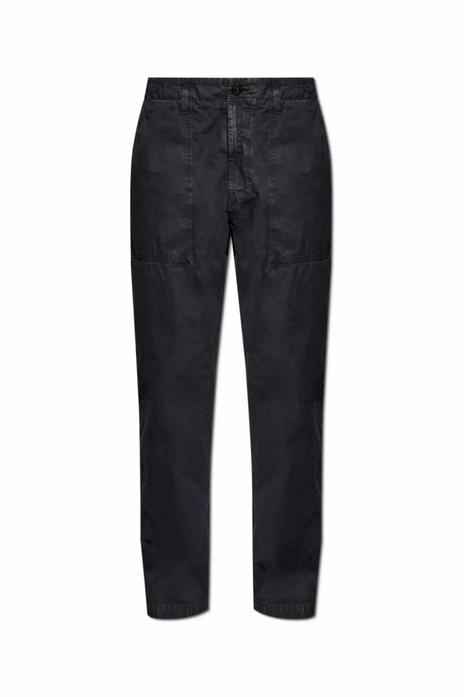 Stone Island NAVY BLUE Cotton pants.