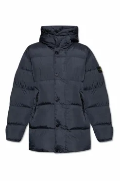 Stone Island NAVY BLUE "Garment Dyed" down jacket