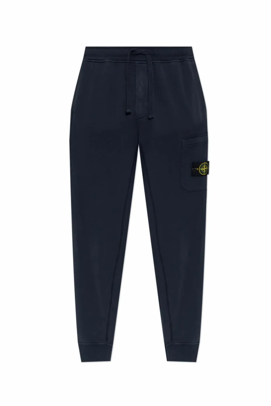 Stone Island NAVY BLUE Sweatpants with logo