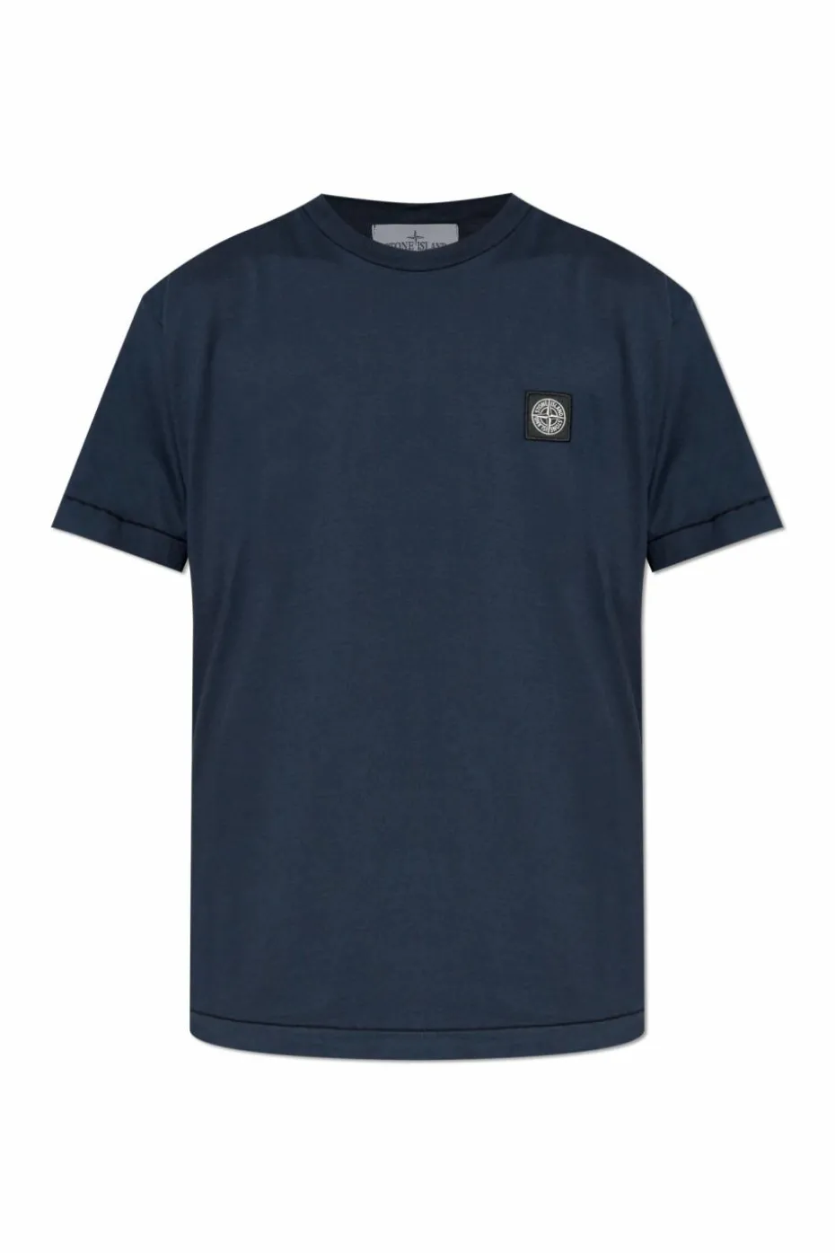 Stone Island NAVY BLUE T-shirt with logo