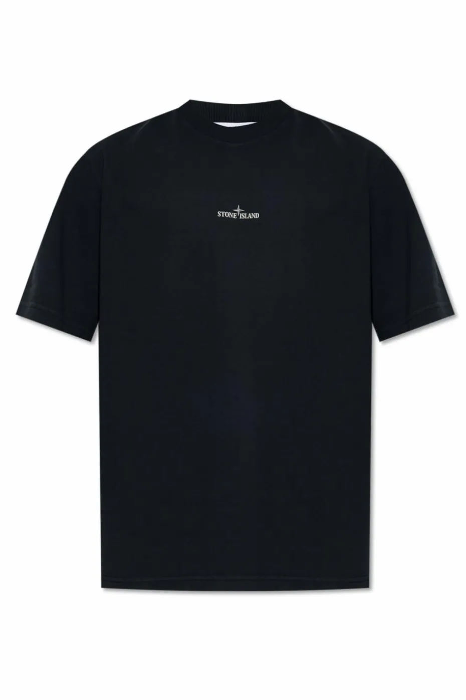 Stone Island NAVY BLUE T-shirt with logo