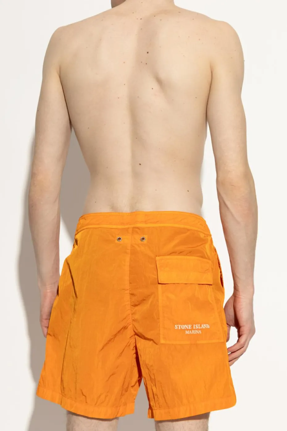 Stone Island ORANGE Swim trunks 'Marina'
