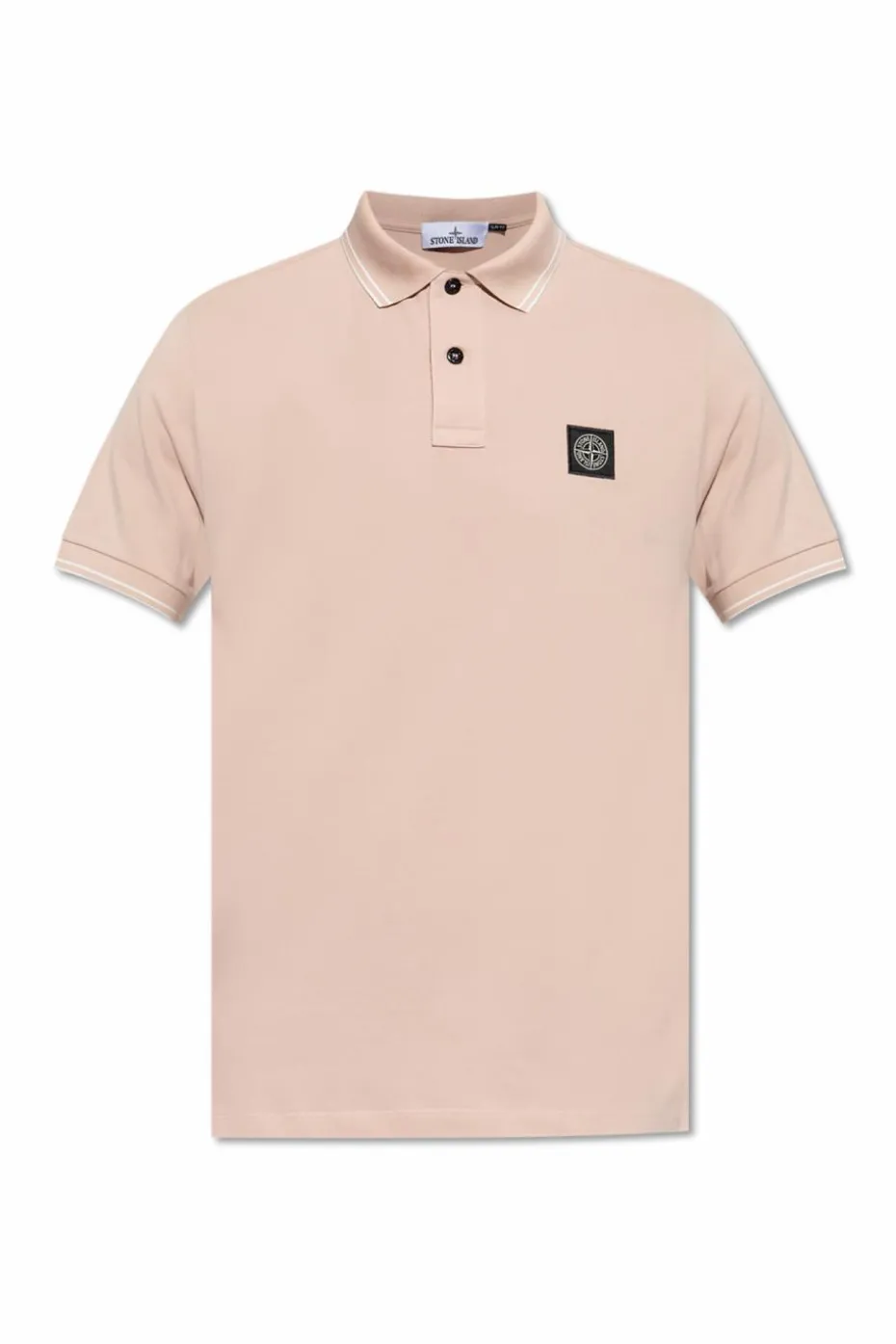 Stone Island PINK Polo with logo