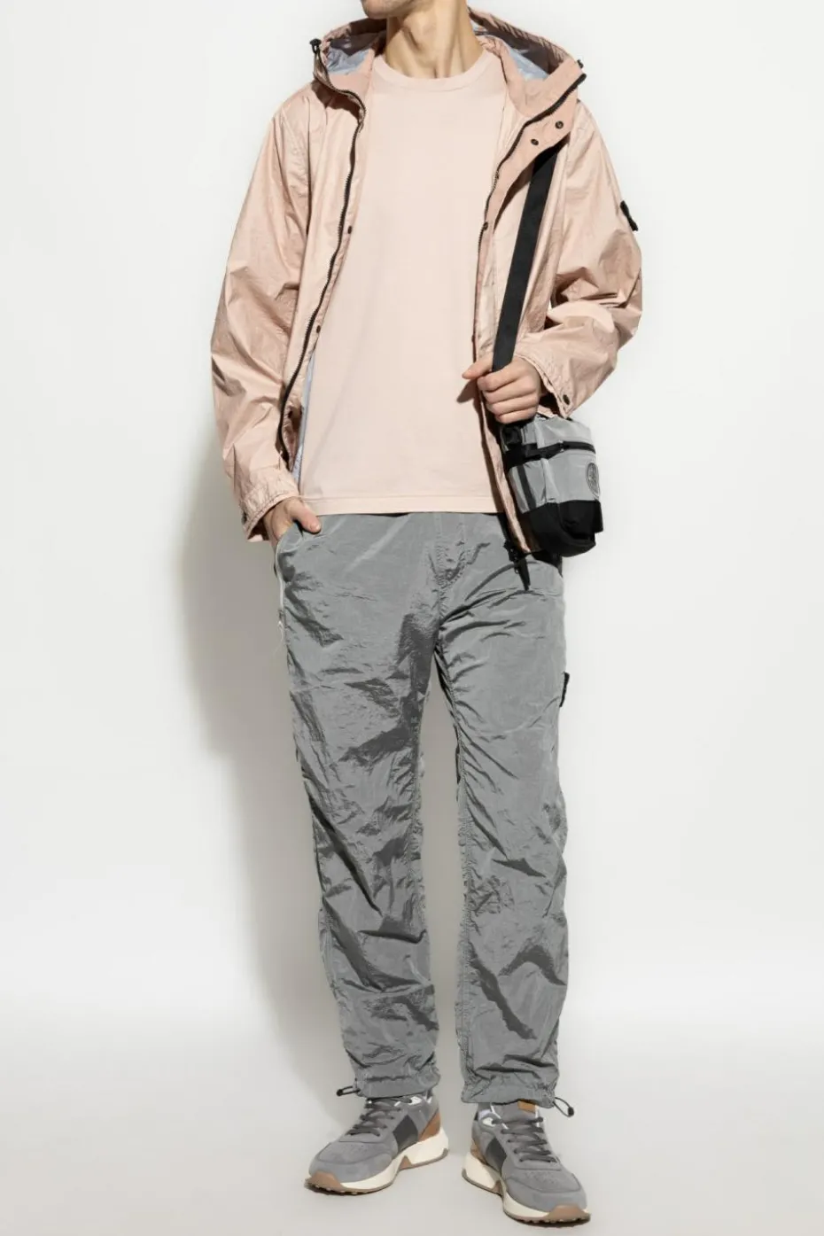 Stone Island PINK T-shirt with logo