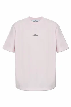 Stone Island PINK T-shirt with logo