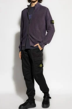 Stone Island PURPLE T-shirt with logo