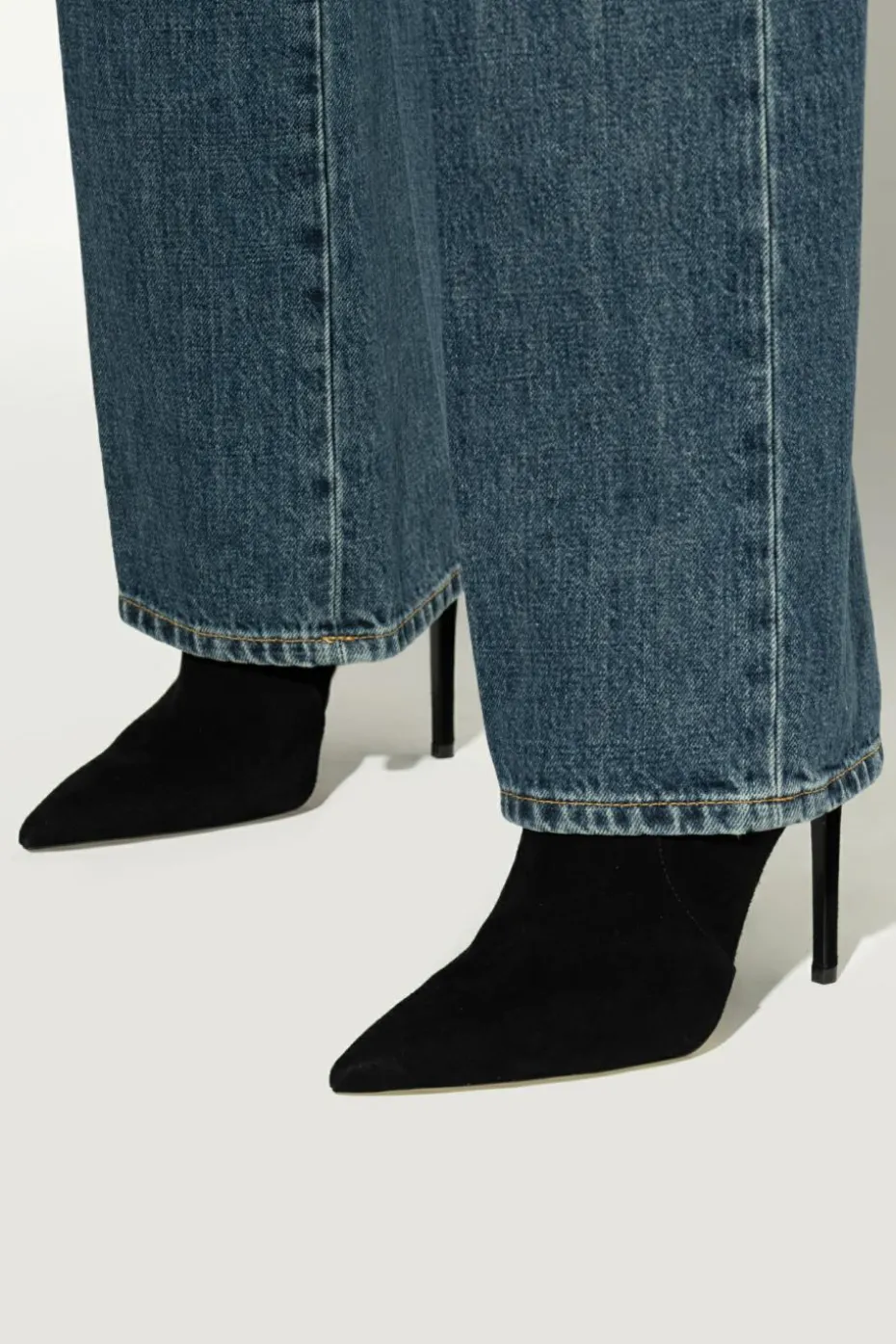 Stuart Weitzman BLACK Heeled ankle boots 'Power'
