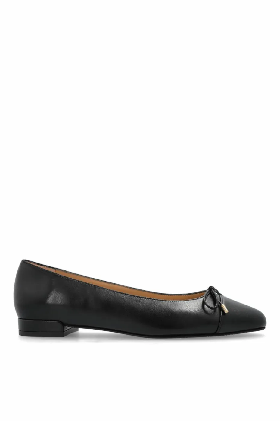 Stuart Weitzman BLACK Leather boots Sleek Bow