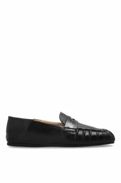 Stuart Weitzman BLACK Leather shoes type loafers