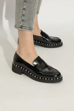 Stuart Weitzman BLACK Shoes Reverie type loafers