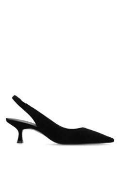 Stuart Weitzman BLACK Suede heels 'Naomi'