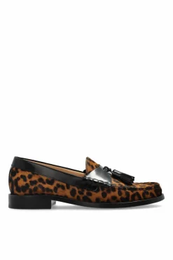 Stuart Weitzman BROWN "Lottie" loafers