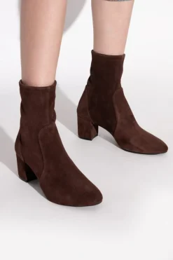 Stuart Weitzman BROWN "Yuliana" ankle boots