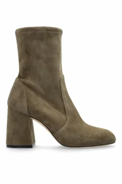 Stuart Weitzman GREEN Heeled ankle boots `Yuliana`