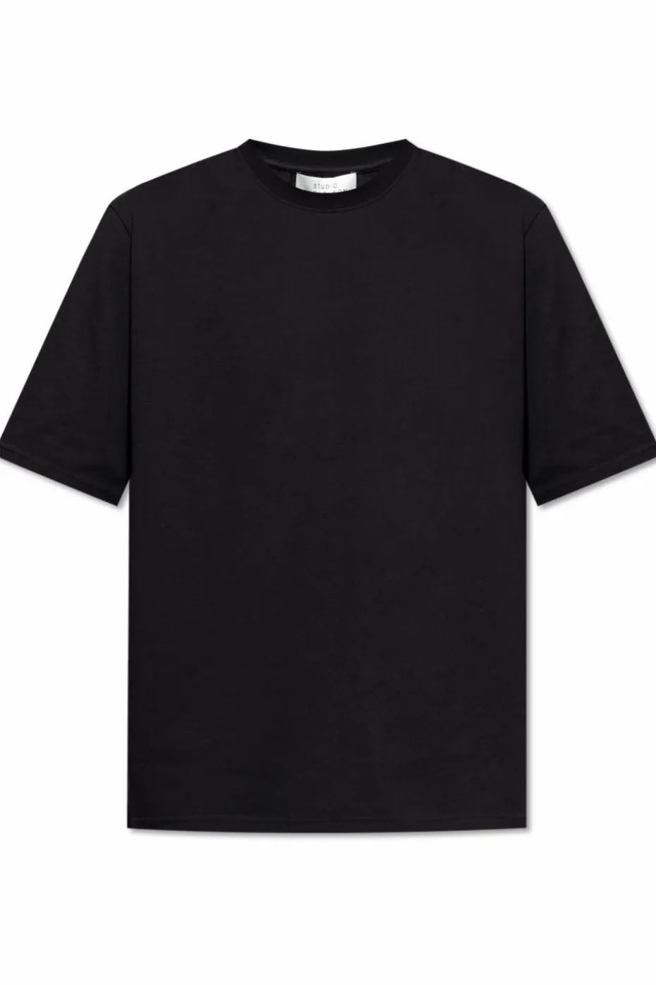 Studio Nicholson BLACK T-shirt `Bric`