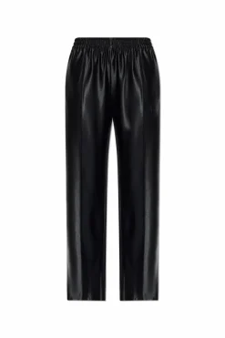 T by Alexander Wang BLACK Pants with a shiny finish
