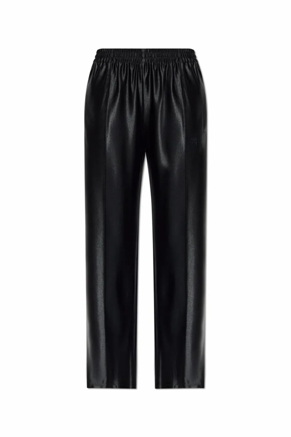 T by Alexander Wang BLACK Pants with a shiny finish