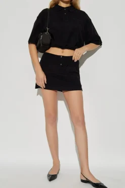 T by Alexander Wang BLACK Skirt with shorts
