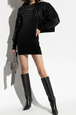 T by Alexander Wang BLACK Dress with logo