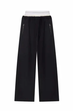 T by Alexander Wang BLACK Sweatpants with logo